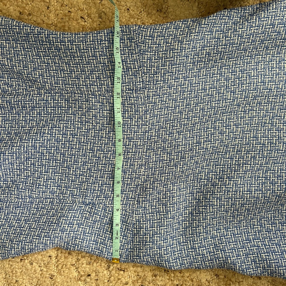 Anne Klein Blue Textured Midi Dress - Picture 8 of 8